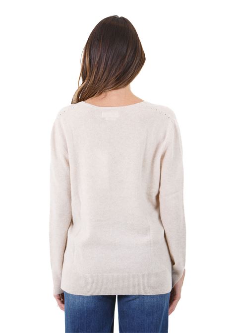 Maglia scollo a V in cashmere NOT SHY | Maglie | LEOPOLDINE-4501046CBC